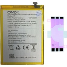 Yedcom Omix X7  Batarya Pil Telefon Batarayası Pil Bandı Beraber