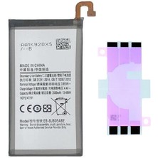 Yedcom Samsung A605 A6 Plus  Batarya Pil Telefon Batarayası Pil Bandı Beraber