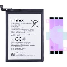 Yedcom Infinix Hot 12 Pro BL-49GX Batarya Pil Telefon Batarayası Pil Bandı Beraber