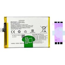 Yedcom Vivo Y33S B-S2 Batarya Pil Telefon Batarayası Pil Bandı Beraber