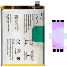 Yedcom Vivo Y27S B-Z5 Batarya Pil Telefon Batarayası Pil Bandı Beraber