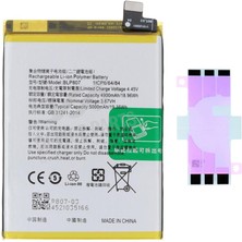 Yedcom Realme 7 BLP807 Batarya Pil Telefon Batarayası Pil Bandı Beraber