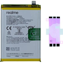 Yedcom Realme C30S BLP877  Batarya Pil Telefon Batarayası Pil Bandı Beraber