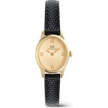 Daniel Wellington Ophelia Mini Black Lizard Unitone Guilloché G DW00600897 Kol Saati