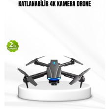 OEMTR Wi-Fi Bağlantılı 4K Drone Katlanabilir ve 360° Takla Özellikli