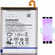Yedcom Samsung A750 A7 2018  Batarya Pil Telefon Batarayası Pil Bandı Beraber