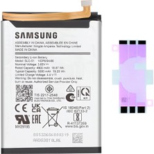 Yedcom Samsung A05S A057F Batarya Pil Telefon Batarayası Pil Bandı Beraber