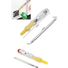 OEMTR Çift Uçlu Kontrol Kalemi Elektrik Test Kalemi Şeffaf