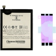 Yedcom Meizu M6 Note BA721 Batarya Pil Telefon Batarayası Pil Bandı Beraber