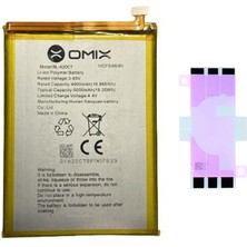 Yedcom Omix X300 Batarya Pil Telefon Batarayası Pil Bandı Beraber