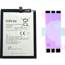 Yedcom Infinix Zero 8 BL-44CX Batarya Pil Telefon Batarayası Pil Bandı Beraber