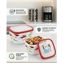 Üçsan Saklama Kabı-Meyve Sebze Tutucu -Büyük Boy 3.6l