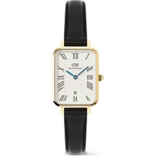 Daniel Wellington Quadro 20X26 Roman Numerals Date Sheffield White G DW00600865 Kol Saati
