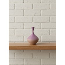 OEMTR Mini Rainbow Dekoratif Vazo 8 cm Renk Geçişli Modern Tasarım