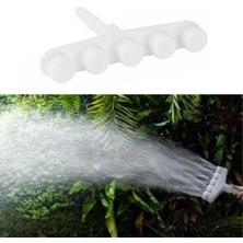 Twin Store® 5 Kafalı Peyzaj Bahçe Tarla Çim Sulama Başlığı Yüksek Basınçlı Su Püskürtücü Hortum Apa