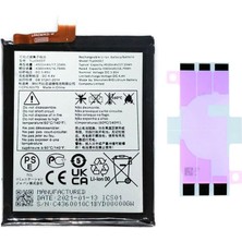 Yedcom Tcl 10 Plus  Batarya Pil Telefon Batarayası Pil Bandı Beraber