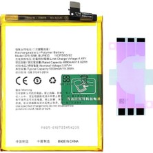 Yedcom Oppo A16S BLP805  Batarya Pil Telefon Batarayası Pil Bandı Beraber