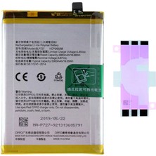 Yedcom Oppo A9 2020 BLP727  Batarya Pil Telefon Batarayası Pil Bandı Beraber