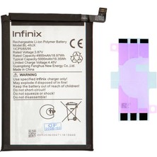 Yedcom Infinix Hot 40 Pro BL-49JX Batarya Pil Telefon Batarayası Pil Bandı Beraber
