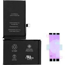 Yedcom IPhone Xs Max Uyumlu Batarya Pil Telefon Batarayası Pil Bandı Beraber