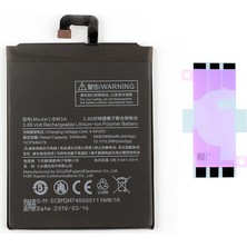 Yedcom Xiaomi Mi Note 3 BM3A Batarya Pil Telefon Batarayası Pil Bandı Beraber