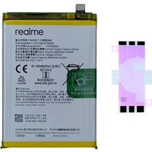 Yedcom Realme C30 BLP877  Batarya Pil Telefon Batarayası Pil Bandı Beraber