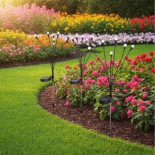 Twin Store 2 Adet Güneş Enerjili Plastik Bahçe Lambası – LED Dış Mekan Top Aydınlatma, Otomatik Açılıp Kapanan