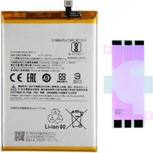 Yedcom Xiaomi Redmi 9c BN56 Batarya Pil Telefon Batarayası Pil Bandı Beraber