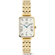 Daniel Wellington Quadro 20X26 Roman Numerals Date 5-Link White G DW00600861 Kol Saati