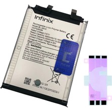 Yedcom Infinix Note 40 BL-49VX Batarya Pil Telefon Batarayası Pil Bandı Beraber