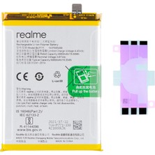 Yedcom Realme C25Y BLP771  Batarya Pil Telefon Batarayası Pil Bandı Beraber