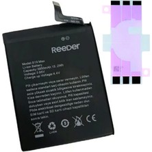Yedcom Reeder S19 Max  Batarya Pil Telefon Batarayası Pil Bandı Beraber