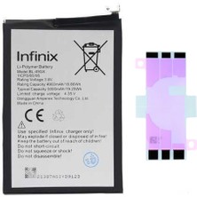 Yedcom Infinix Note 11S BL-49GX Batarya Pil Telefon Batarayası Pil Bandı Beraber