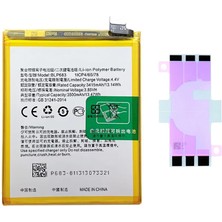 Yedcom Oppo Ax7 BLP683 Batarya Pil Telefon Batarayası Pil Bandı Beraber