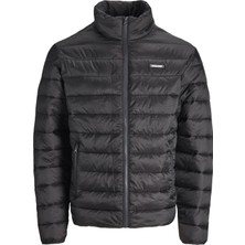 Jack & Jones Jjlouıs Lıght Puffer Collar Siyah Erkek Mont 12288918