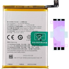 Yedcom Realme C21 2021 BLP729 Batarya Pil Telefon Batarayası Pil Bandı Beraber