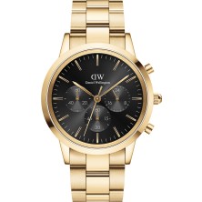 Daniel Wellington Iconic Chronograph Link Onyx G DW00600641