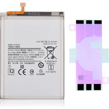 Yedcom Samsung A15 A155F Batarya Pil Telefon Batarayası Pil Bandı Beraber