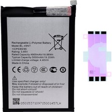 Yedcom Tecno Spark Go 2024 BL-49NT Batarya Pil Telefon Batarayası Pil Bandı Beraber