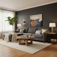Elizim Home Lighting Linea Ledli Siyah Şarjlı Aplik
