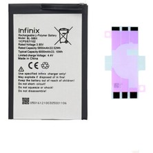 Yedcom Infinix Hot 10 Play BL-58BX Batarya Pil Telefon Batarayası Pil Bandı Beraber