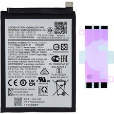 Yedcom Samsung A14 5g A146 Batarya Pil Telefon Batarayası Pil Bandı Beraber