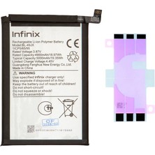 Yedcom Infinix Hot 40 BL-49JX Batarya Pil Telefon Batarayası Pil Bandı Beraber