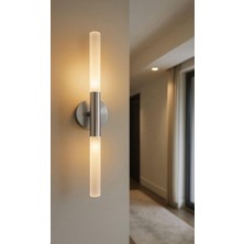 Elizim Home Lighting Linea Ledli Krom Şarjlı  Aplik