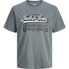 Jack & Jones Jjelogo Tee Ss O-Neck 2 Col Mavi Erkek T-Shirt 12279535
