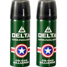 2 Adet Biber Gazı Spreyi Delta Yüksek Kalite Deodorant Görünümlü Koruyucu Sprey (50ML)