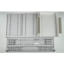 İstanbul Kafes Istanbul Kafes - Öntel + Izgara Tel + Plastik Tava. Full Set