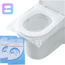 Mcg® 50 Adet Kullan At Pratik Kullanımlı Hijyenik Klozet Kapağı Poşeti