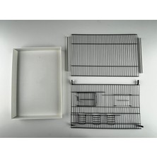 İstanbul Kafes Istanbul Kafes - Öntel + Izgara Tel + Plastik Tava. Full Set. (Tek Göz)