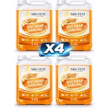 MİS-TEM Sıvı Arap Sabunu 5 kg x 4 Adet